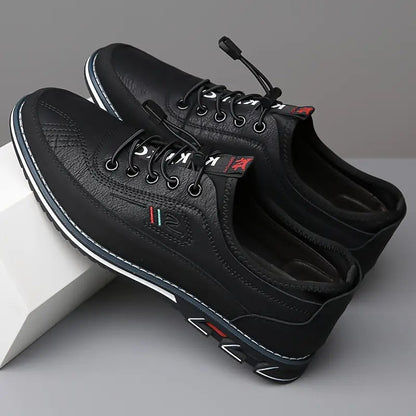 Overzicht van de verschillende kleuropties van de vegan Oxford schoenen, elegant gepresenteerd.