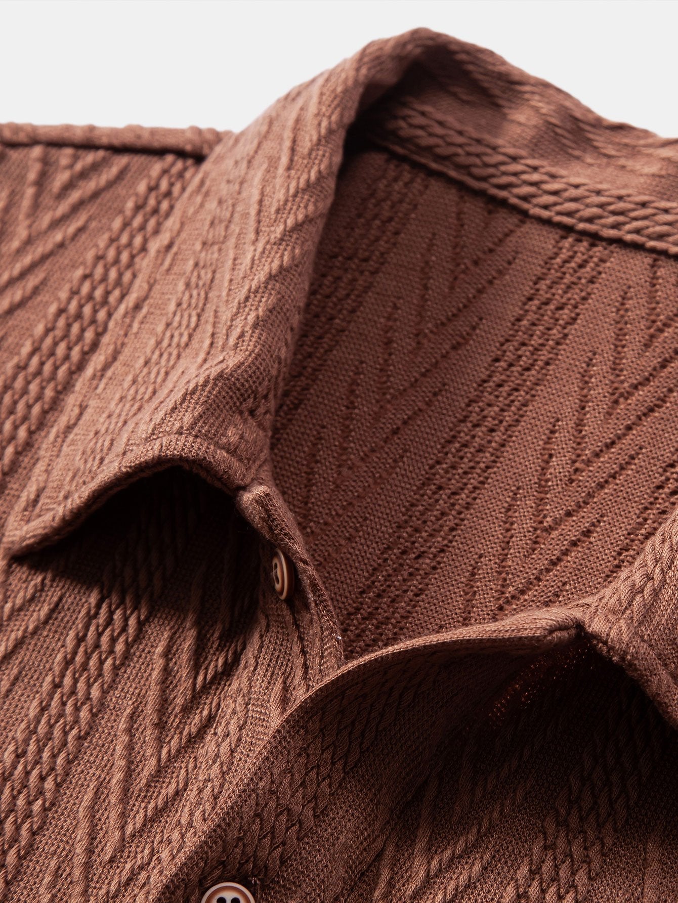 Gebreide Geometrische Jacquard Polo