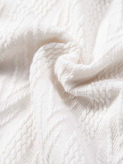 Gebreide Geometrische Jacquard Polo