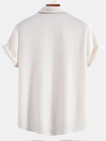 Waffle Knopshirt