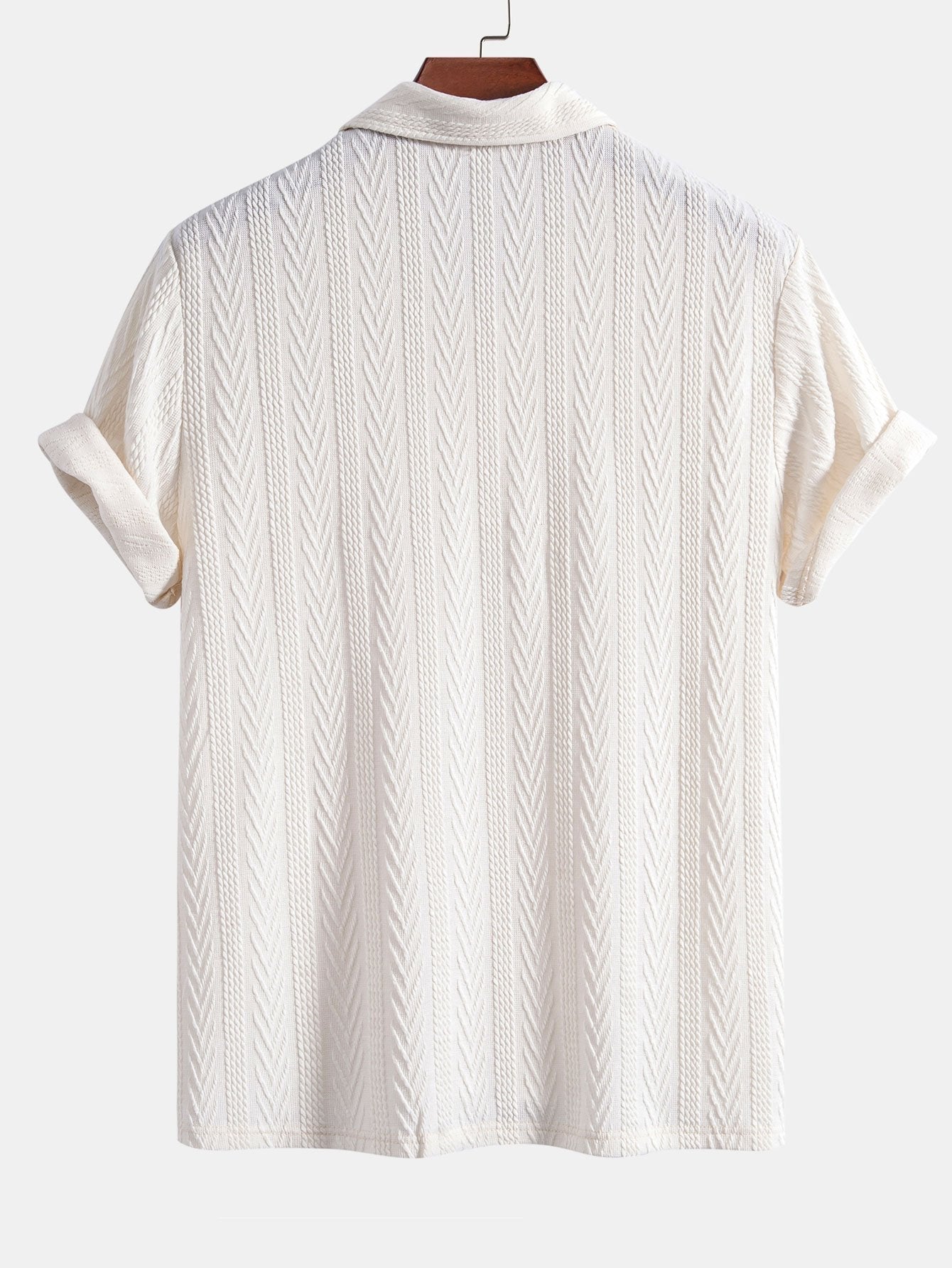Gebreide Geometrische Jacquard Polo