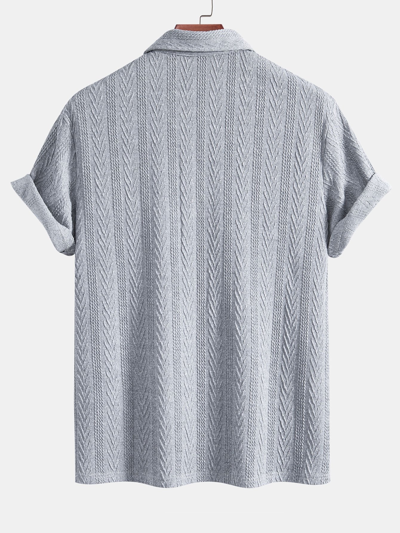 Gebreide Geometrische Jacquard Polo