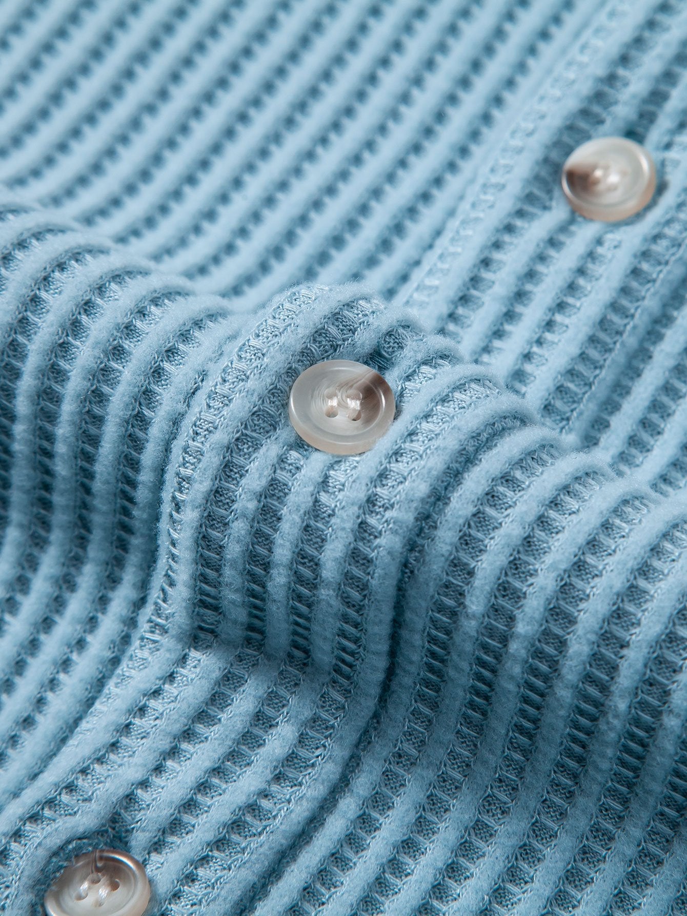 Waffle Knopshirt