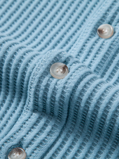Waffle Knopshirt