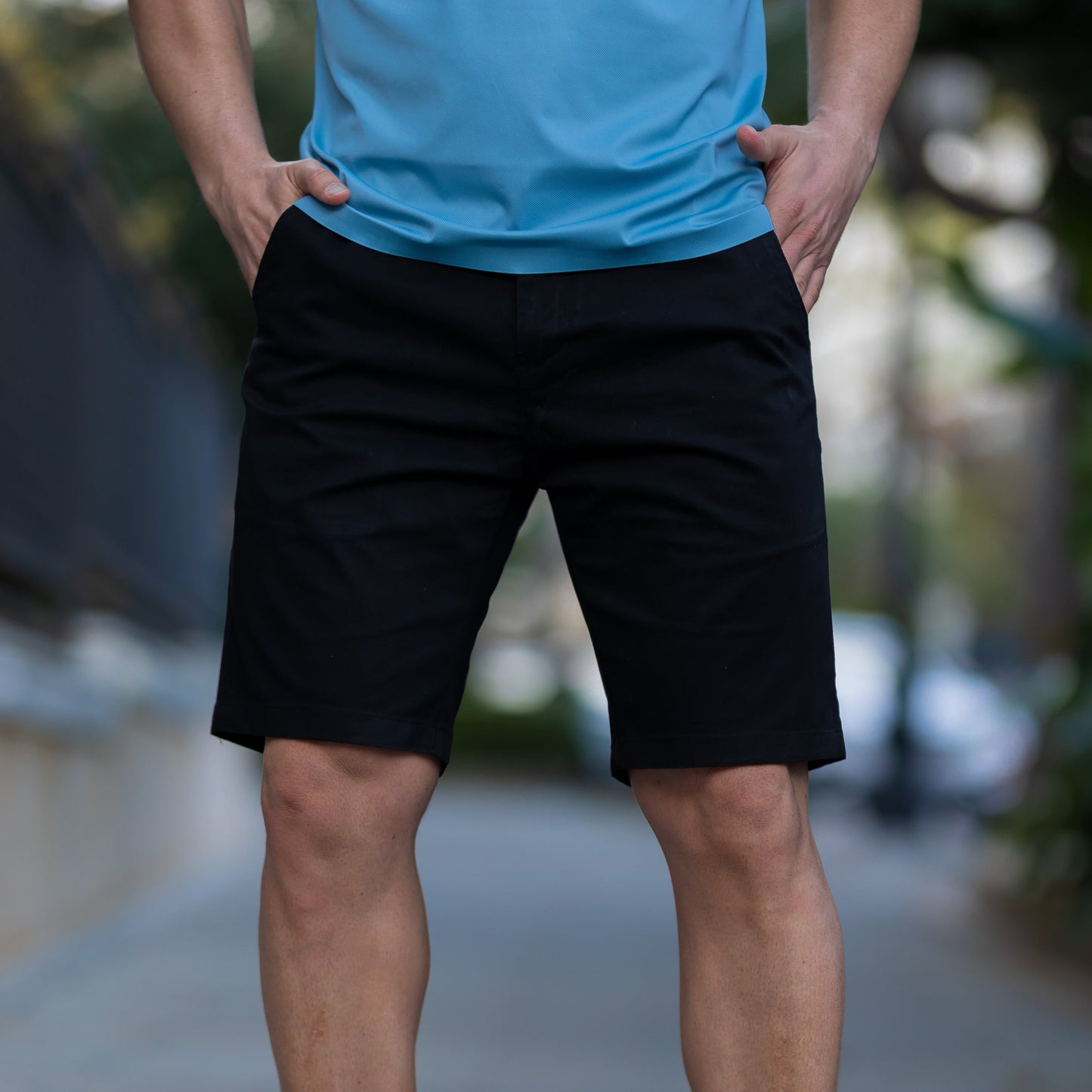 Binnenzijde van de Loris herenshorts, met de zorgvuldige afwerking en comfortabele voering.