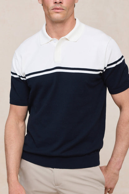 Marnix - Eigentijds Gebreid Poloshirt product image