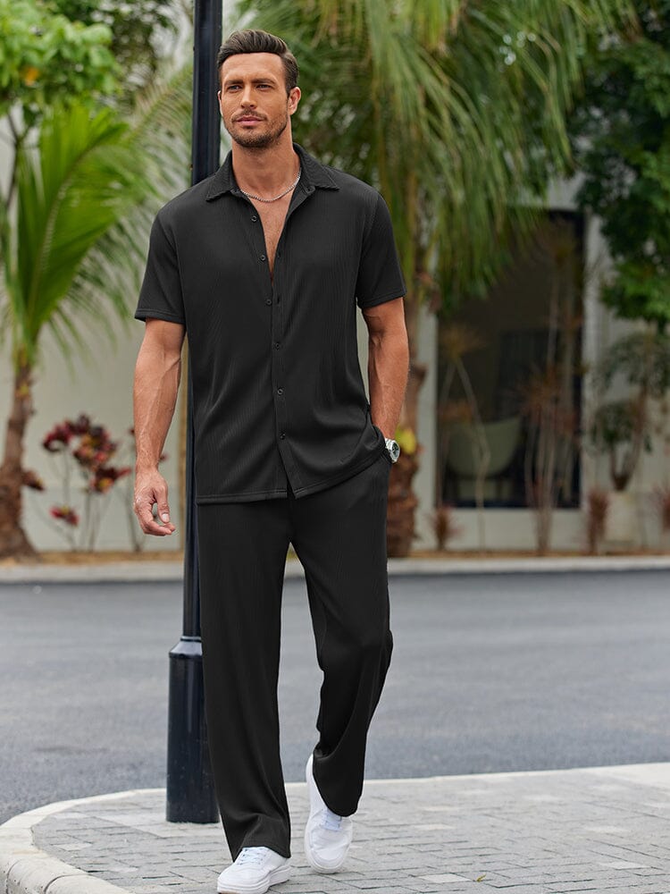 Mick - Comfortabel gestreept herenoverhemd product image