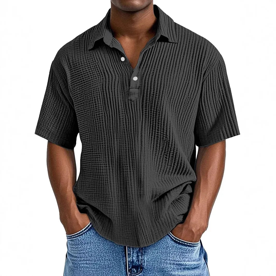 Verschillende kleuren van het Oliver retro zomerhemd naast elkaar, tonend de kleuropties
