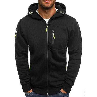 Achteraanzicht van de Otto hoodie in lichtgrijs, comfortabel vallend, ideaal voor een relaxte maar stijlvolle look.