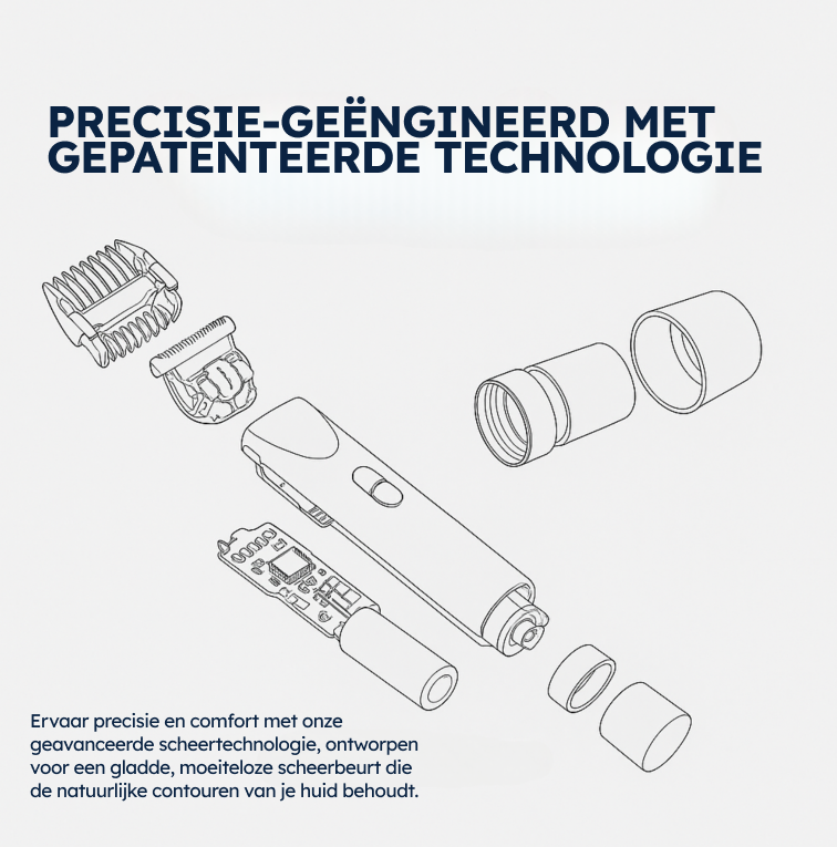 Elysia Ladyshave Dames - Draadloos Elektrisch Scheerapparaat voor Gevoelige Huid