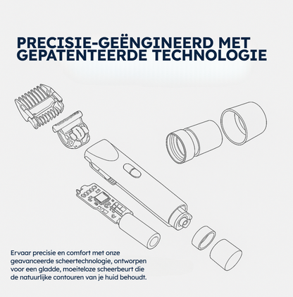 Elysia Ladyshave Dames - Draadloos Elektrisch Scheerapparaat voor Gevoelige Huid