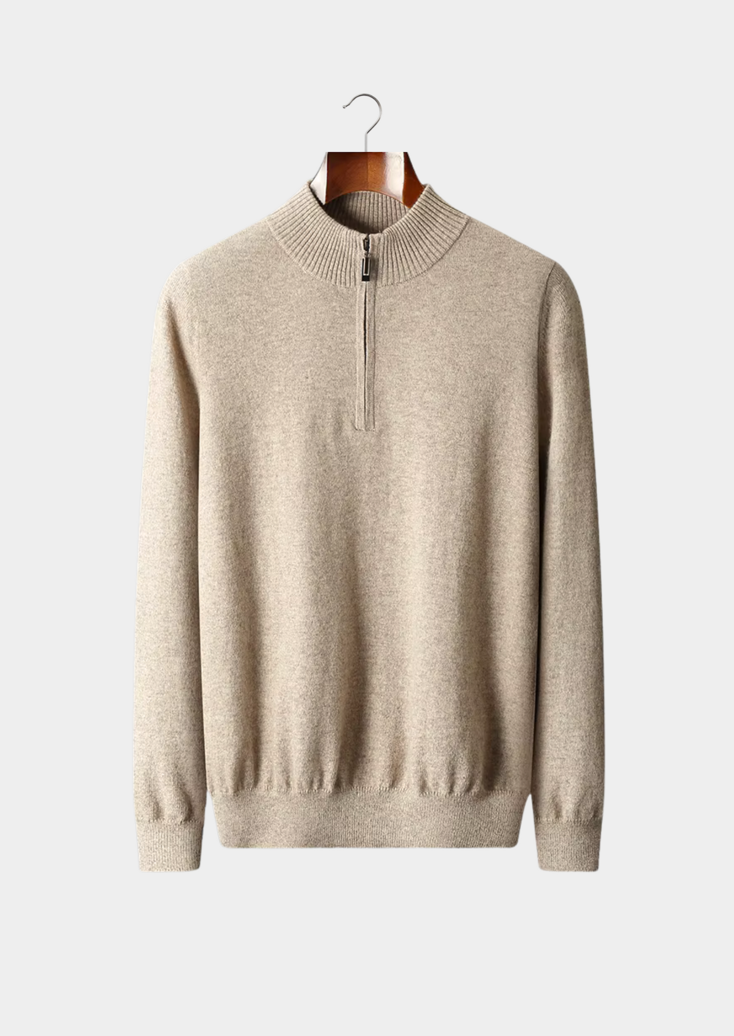 Rens - Fijne merinowollen sweater met rits product image