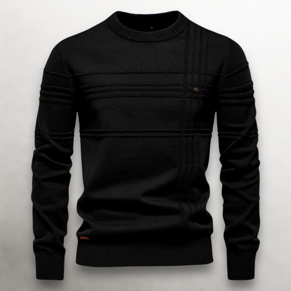 Timo - Verfijnde gebreide herentrui product image